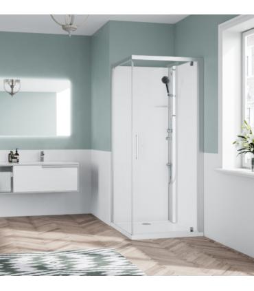 Hinged shower enclosure Novellini Glax 1 2.0 G + F right