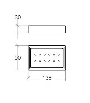 Porta sapone Lineabeta Saon art.44032