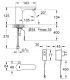 Miscelatore elettronico lavabo Grohe rubinetteria speciale art.3632500