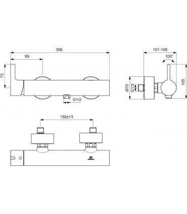 JOY BC785 PIÈCES EXT. MÉLANGE DE DOUCHE