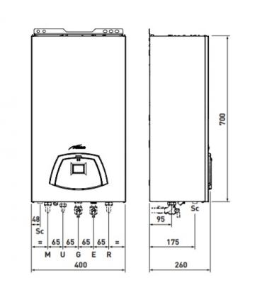 Sime Edea HM instant condensing boiler