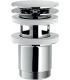 Push-button drain for wash-basin