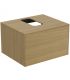 Mobile lavabo legno impiallacciato 1 cassetto, Ideal Standard Conca