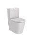 Wc monoblocco filo parete Roca Inspira Round scarico universale