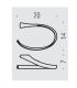 Ring towel rail Colombo collection land b2831 chrome.