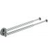 Porte-serviettes articule' double extensible Colombo W49140CR chrome