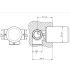 Corpo incasso per deviatore Bellosta 454049