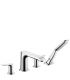 Robinet traditionnel bord de baignoire Hansgrohe collection mètress