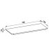 Laufen Kartell bathtub shelf 75X25