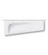 Wall hung washbasin 130 cm trapezoidal right single hole collection Grandangle