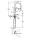 Miscelatore lavello alto con doccetta estraibile, Grohe Essence New ar