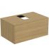 Mobile lavabo legno impiallacciato 1 cassetto, Ideal Standard Conca