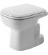 Cuvette au sol Duravit, collection D-Code blanc