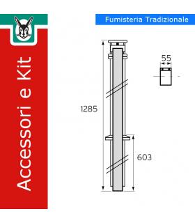 Kit vertical for roof 60/100 Vaillant 303800