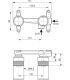 Corpo incasso per miscelatore lavabo Ideal Standard A1313NU