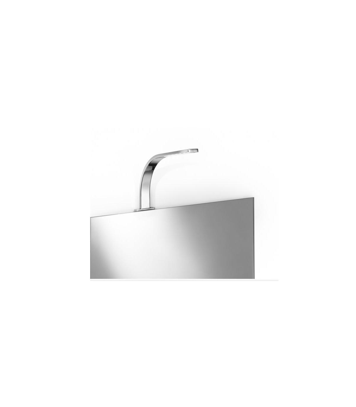 Lampe pour miroir, collection beta, collection Ciari, modèle e 5720,  alluminium chrome