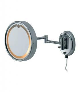 Magnifying mirror 2 arms Colombo Hotelerie b9966 chrome