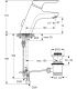 Miscelatore lavabo a risparmio idrico Ideal Standard Ceramix blu A5653