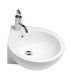 Lavabo angulaire droit 46 cm monotrou collection You & Me