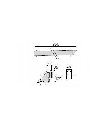 Kit coaxial pour Vaillant Turbomag avec terminal coupe-vent