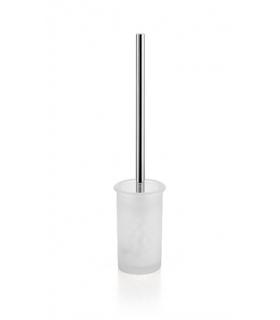 Toilet Brush Holder, Lineabeta, Duemila Series, Model 55062, Etched Glass