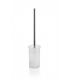 Toilet Brush Holder, Lineabeta, Duemila Series, Model 55062, Etched Glass