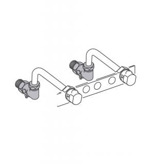 Kit 2 stopvalves square connection 3/4'' Vaillant 306200