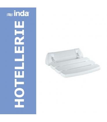 Folding shower seat for shower basic, Inda, collection Hotellerie