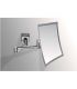 Miroir grossissant avec bras articule' Colombo 20cm chrome sans eclairage