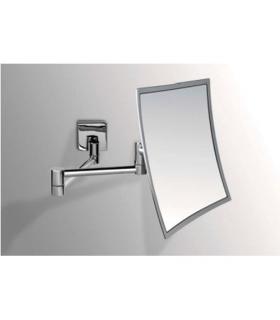 Magnifying mirror with arm knuckle Colombo 20cm chrome without light