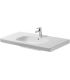 Washbasin consolle Duravit, collection D-Code, white ceramic