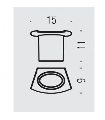 Verre au mur Colombo land collection B28020CR-VAN chrome