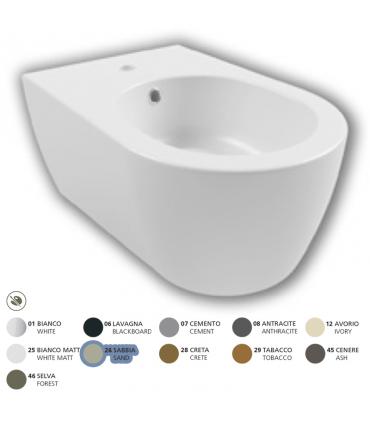 Bidet sospeso monoforo fissaggi nascosti serie Fusion Alchemy art.A0Y1D901