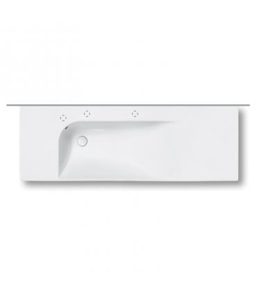 Wall hung washbasin 100 cm without holes collection Grandangle