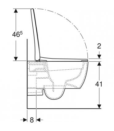 Wall-hung toilet Geberit Icon Rimfree 500.809.00.1