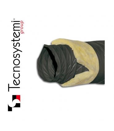 Tecnosystemi 11154152 tubo flessibile parete, PVC, 15,2 cm x 10 m