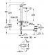 High mixer for washbasin Grohe collection europlus