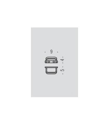 Accroche au mur Colombo Time collection W4217-CR chrome