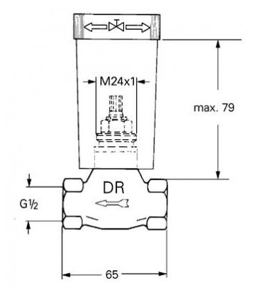 Grohe built in part collection for stop valve 29800.