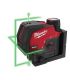 Livella laser verde Milwaukee M12 a due linee