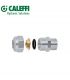 Connection chromed 1/2 '' male Caleffi, for copper