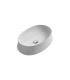 Lavabo da appoggio ovale Simas serie Sharp art.SH04