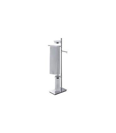 Montants equipes pour toilette-bidet Colombo square collection chrome