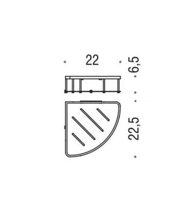 Shower-bathtub grid mixer colombo dockable triangular b9642 chrome.