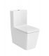 Wc monoblocco filo parete Roca Inspira Square scarico universale