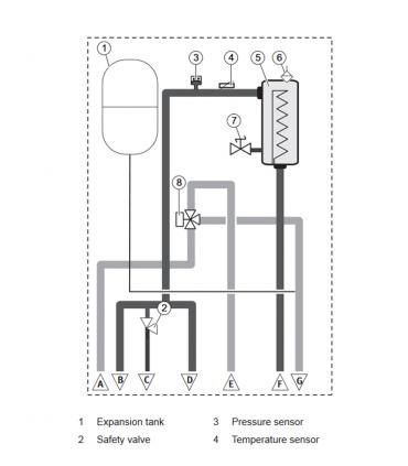 VWZ MEH 61 hydraulic connection module for Arotherm