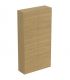 Ideal Standard Conca veneered column cabinet with two doors