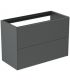 Ideal Standard Conca lacquered 2-drawer washbasin cabinet without top