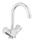 Grohe rubinetto tradizionale monoforo lavabo adria 21375 cromo.