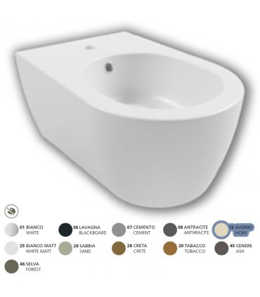 HATRIA Wall mounted bidet single hole hidden screws collection Fusion Alchemy